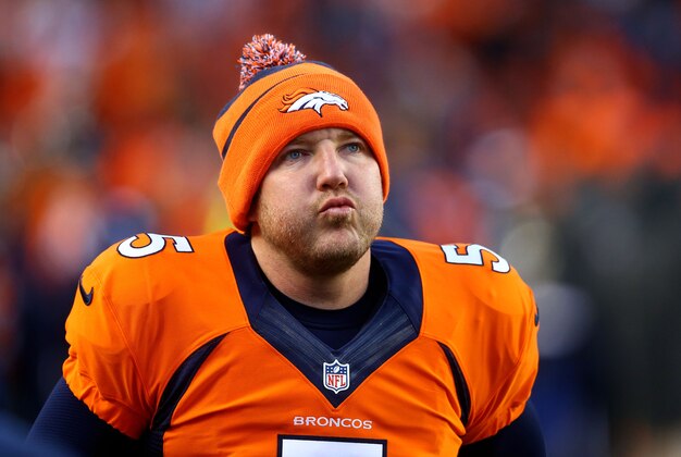 Jan 12, 2014; Denver, CO, USA; Denver Broncos kicker Matt Prater (5) against the San Diego Chargers during the 2013 AFC divisional playoff football game at Sports Authority Field at Mile High. Mandatory Credit: Mark J. Rebilas-USA TODAY Sports