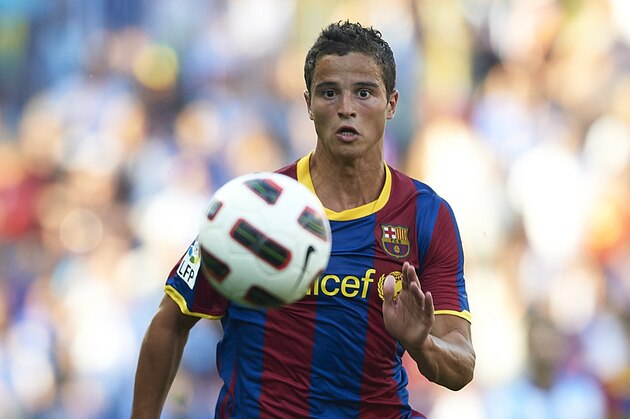 MALAGA, VALENCIA - MAY 21:  Ibrahim Afellay of Barcelona in action during the La Liga match between Malaga and Barcelona at La Rosaleda Stadium on May 21, 2011 in Malaga, Spain. Barcelona won 3-1.  (Photo by Manuel Queimadelos Alonso/Getty Images)
