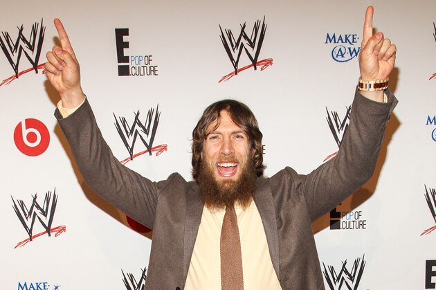 WWE Superstar Bryan Danielson (AKA Daniel Bryan) arrives at the Superstars of Hope honors Make A Wish Foundation event at The Beverly Hills Hotel on Thursday, August 15, 2013 in Beverly Hills, Calif. (Photo by Paul A. Hebert/Invision/AP)