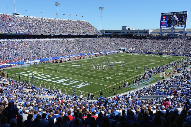 LEXINGTON, KY - SEPTEMBER 14:  A general view of the Louisville Cardinals game against the Kentucky Wildcats at Commonwealth Stadium on September 14, 2013 in Lexington, Kentucky.  (Photo by Andy Lyons/Getty Images)