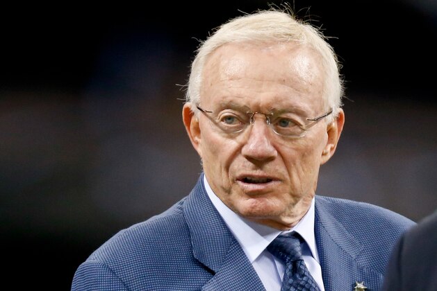 Nov 10, 2013; New Orleans, LA, USA; Dallas Cowboys owner Jerry Jones prior to a game against the New Orleans Saints at Mercedes-Benz Superdome. Mandatory Credit: Derick E. Hingle-USA TODAY Sports
