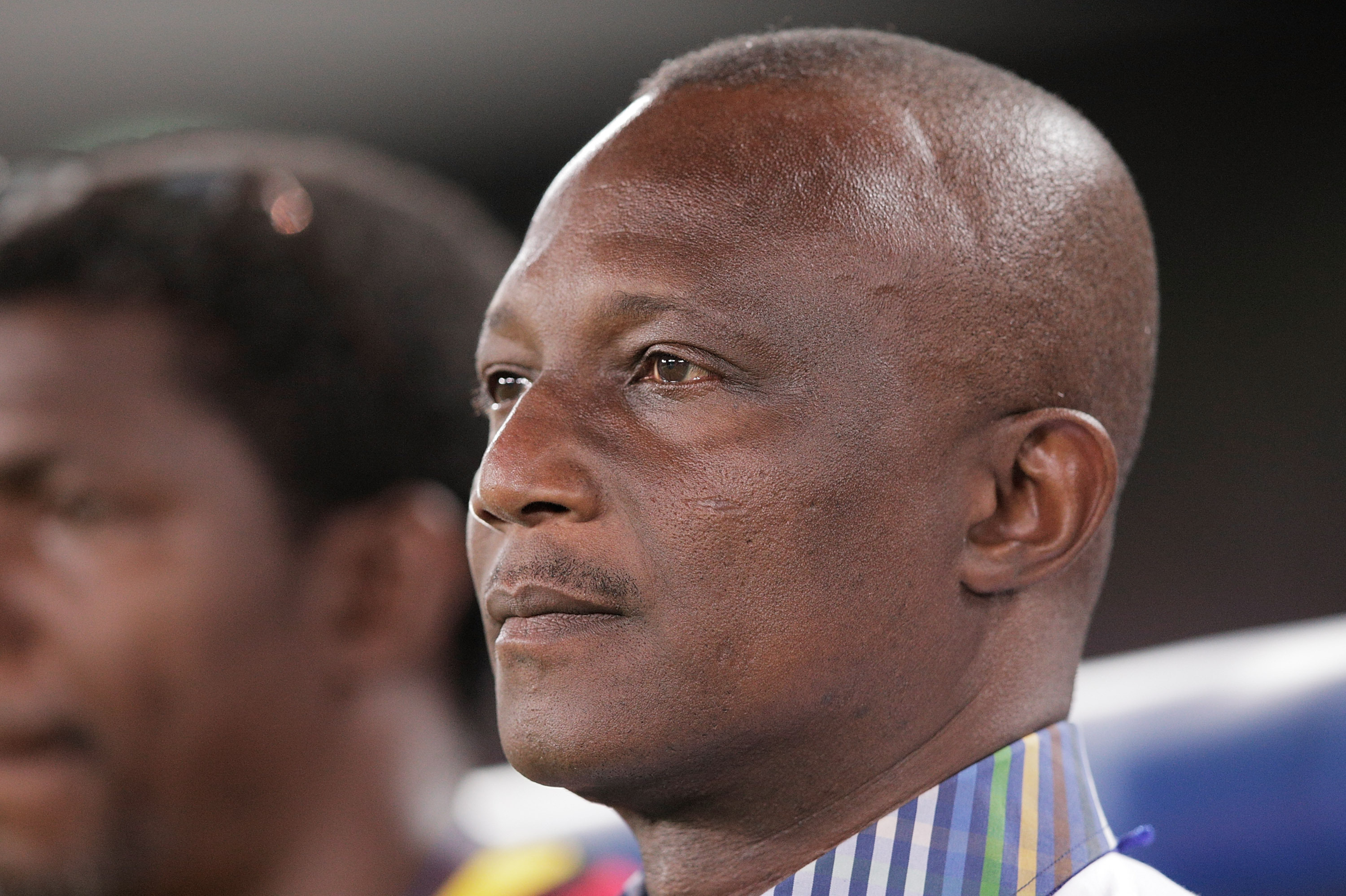 YOKOHAMA, JAPAN - SEPTEMBER 10:  James Appiah Head Coach of Ghana before the international friendly match between Japan and Ghana at International Stadium Yokohama on September 10, 2013 in Yokohama, Japan.  (Photo by Adam Pretty/Getty Images)