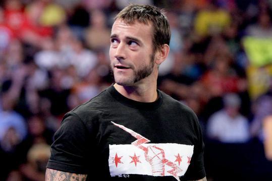 WWE Champion CM Punk performs during WWE’s 9th annual