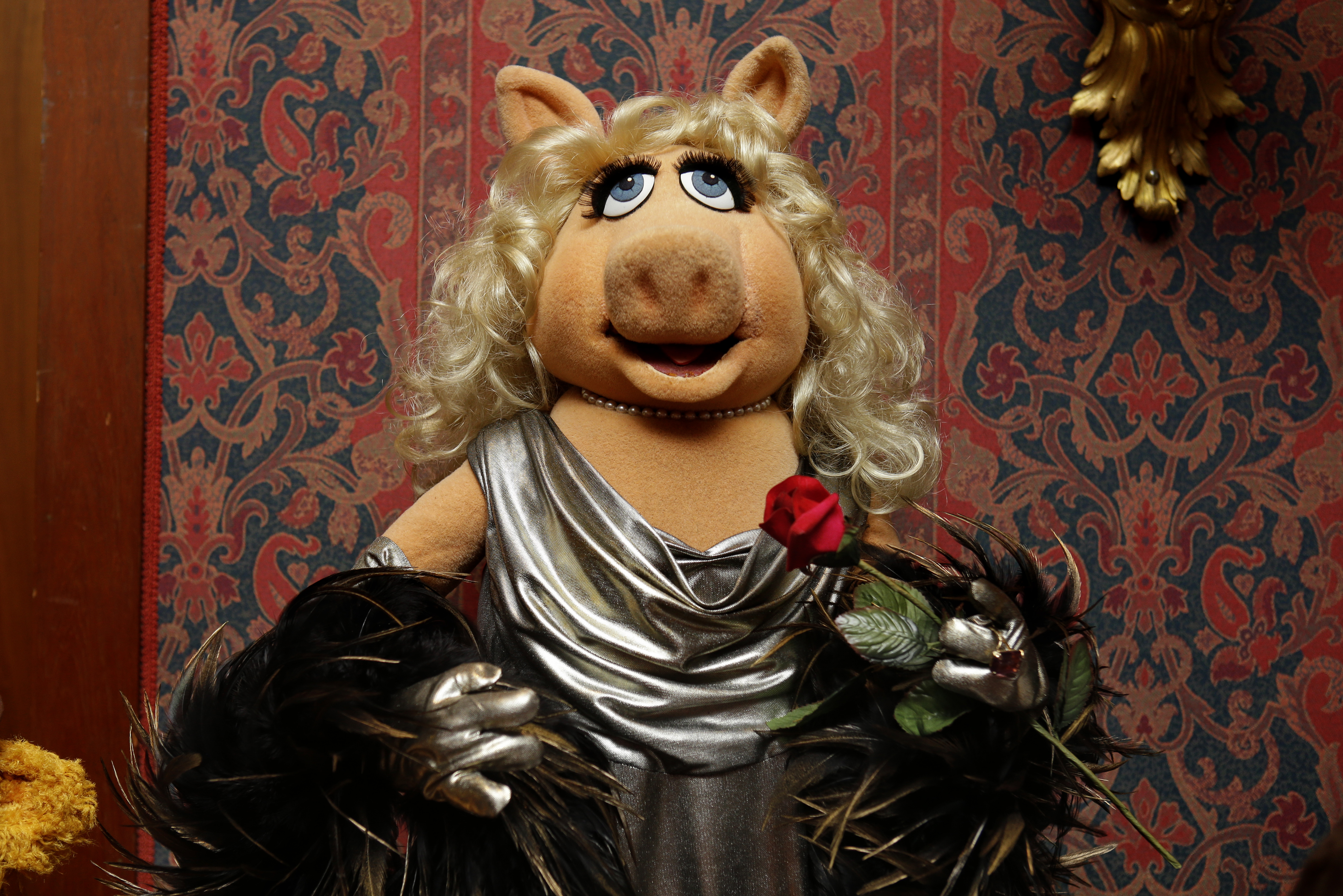 A Miss Piggy Muppet, that was used on