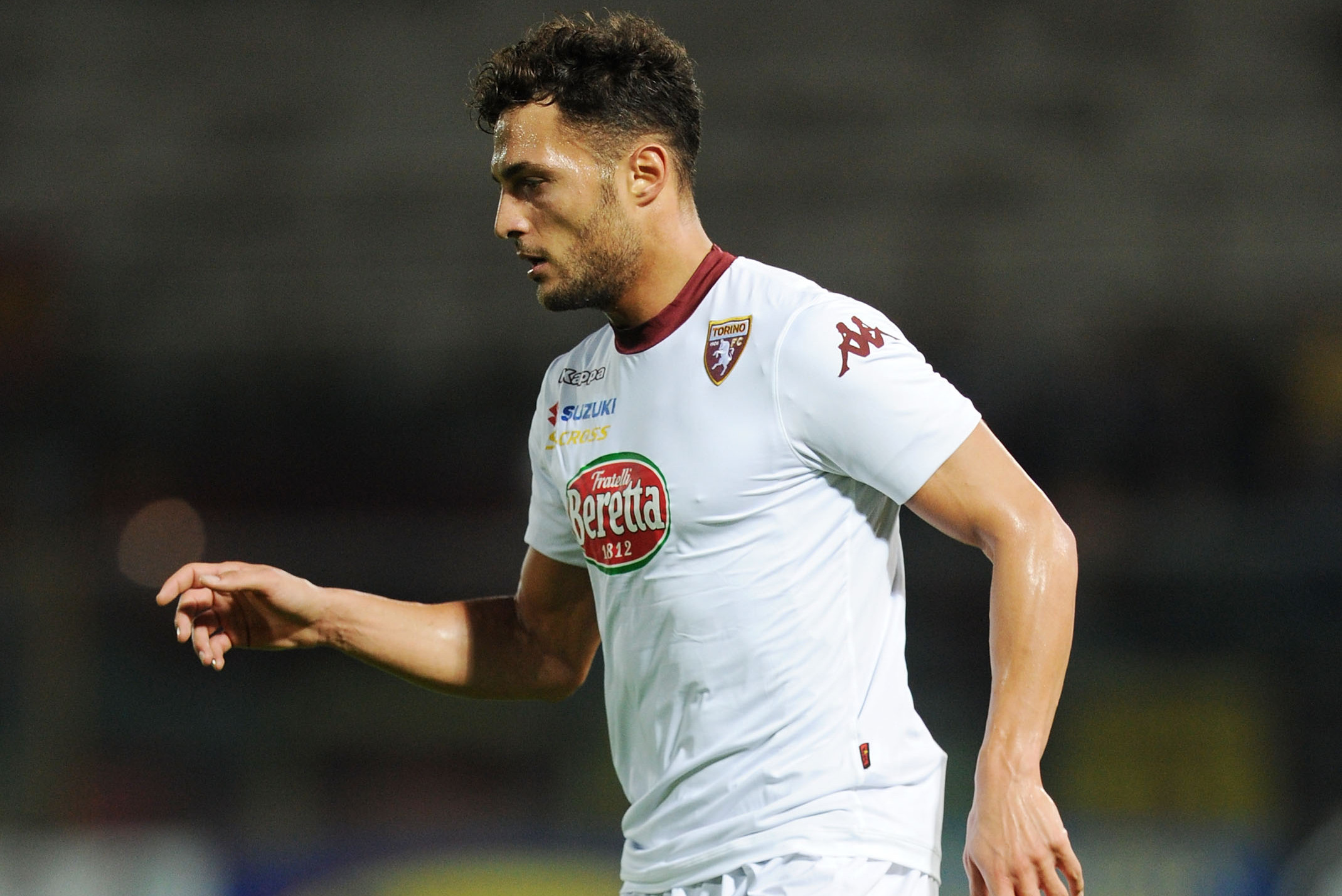 LIVORNO, ITALY - OCTOBER 30:  Danilo D'Ambrosio of Torino in action the Serie A match between AS Livorno Calcio v Torino FC at Stadio Armando Picchi on October 30, 2013 in Livorno, Italy.  (Photo by Giuseppe Bellini/Getty Images)