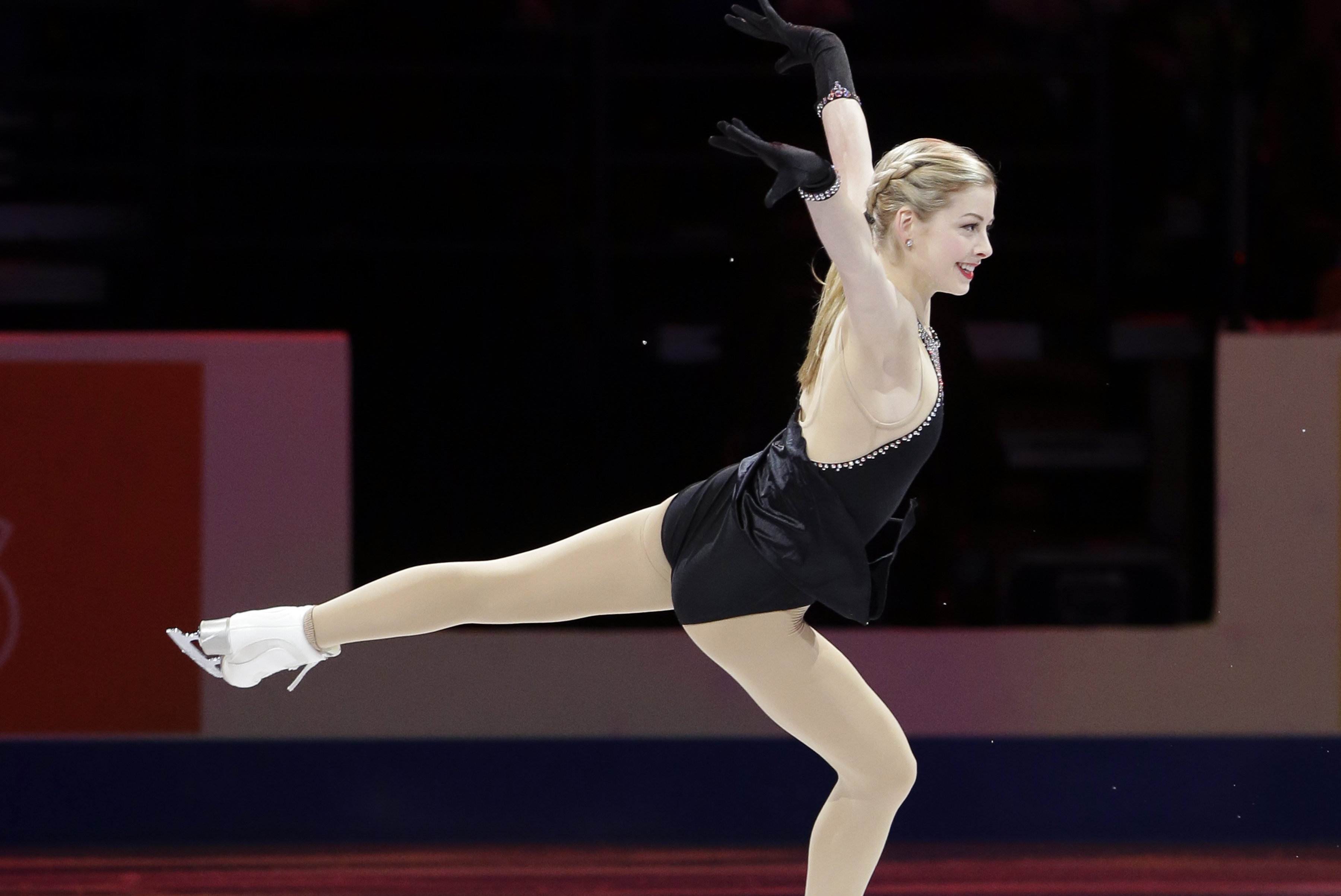 Gracie Gold performs during a skating spectacular following the U.S. Figure Skating Championships Sunday, Jan. 12, 2014 in Boston. (AP Photo/Steven Senne)