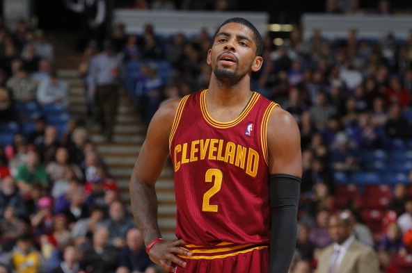 SACRAMENTO, CA - JANUARY 12: Kyrie Irving #2 of the Cleveland Cavaliers in a game against the Sacramento Kings on January 12, 2014 at Sleep Train Arena in Sacramento, California. NOTE TO USER: User expressly acknowledges and agrees that, by downloading and or using this photograph, User is consenting to the terms and conditions of the Getty Images Agreement. Mandatory Copyright Notice: Copyright 2014 NBAE (Photo by Rocky Widner/NBAE via Getty Images)