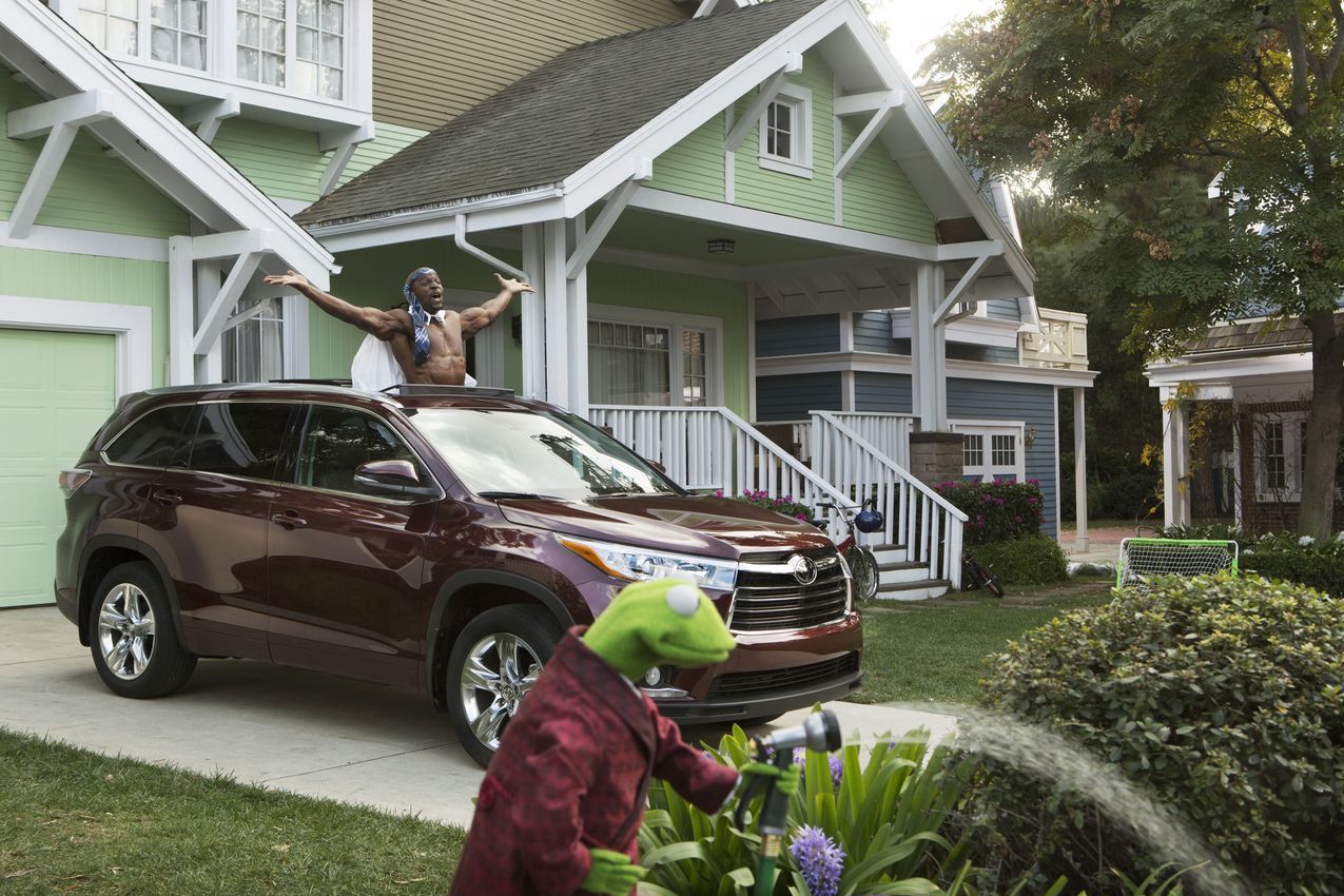 This undated frame grab provided by Toyota, shows the company's 2014 Super Bowl commercial. Toyota has enlisted the Muppets for this year's advertising campaign. (AP Photo/Toyota)
