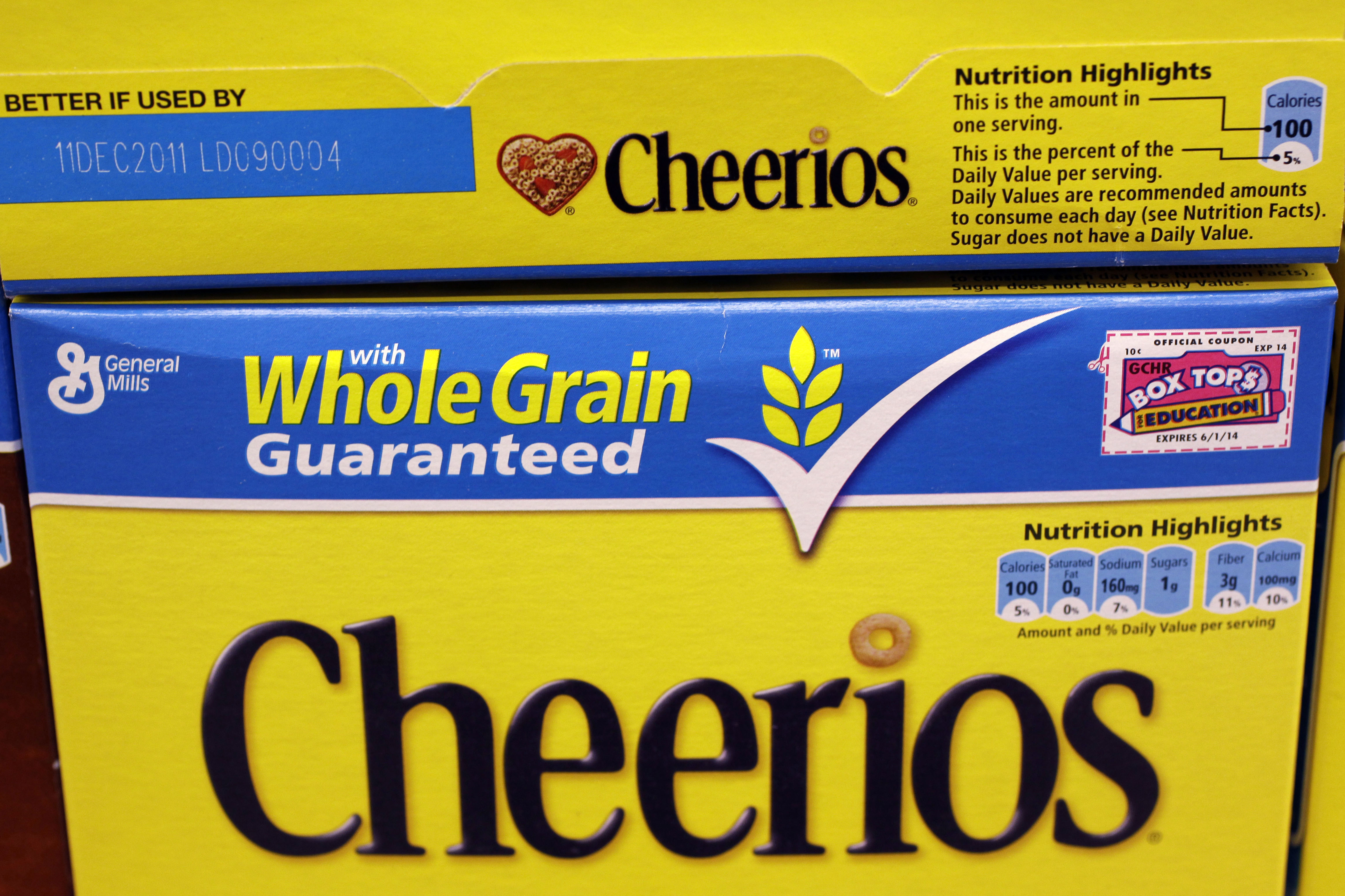 Boxes of General Mill's