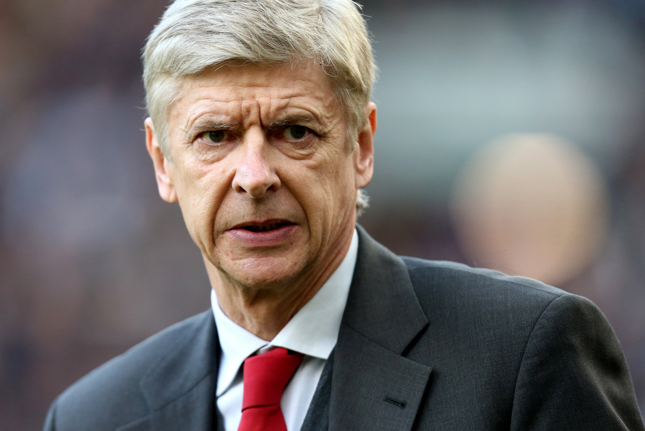Arsenal's manager Arsene Wenger looks on ahead of their English Premier League soccer match against Newcastle United at St James' Park, Newcastle, England, Sunday, Dec. 29, 2013. (AP Photo/Scott Heppell)