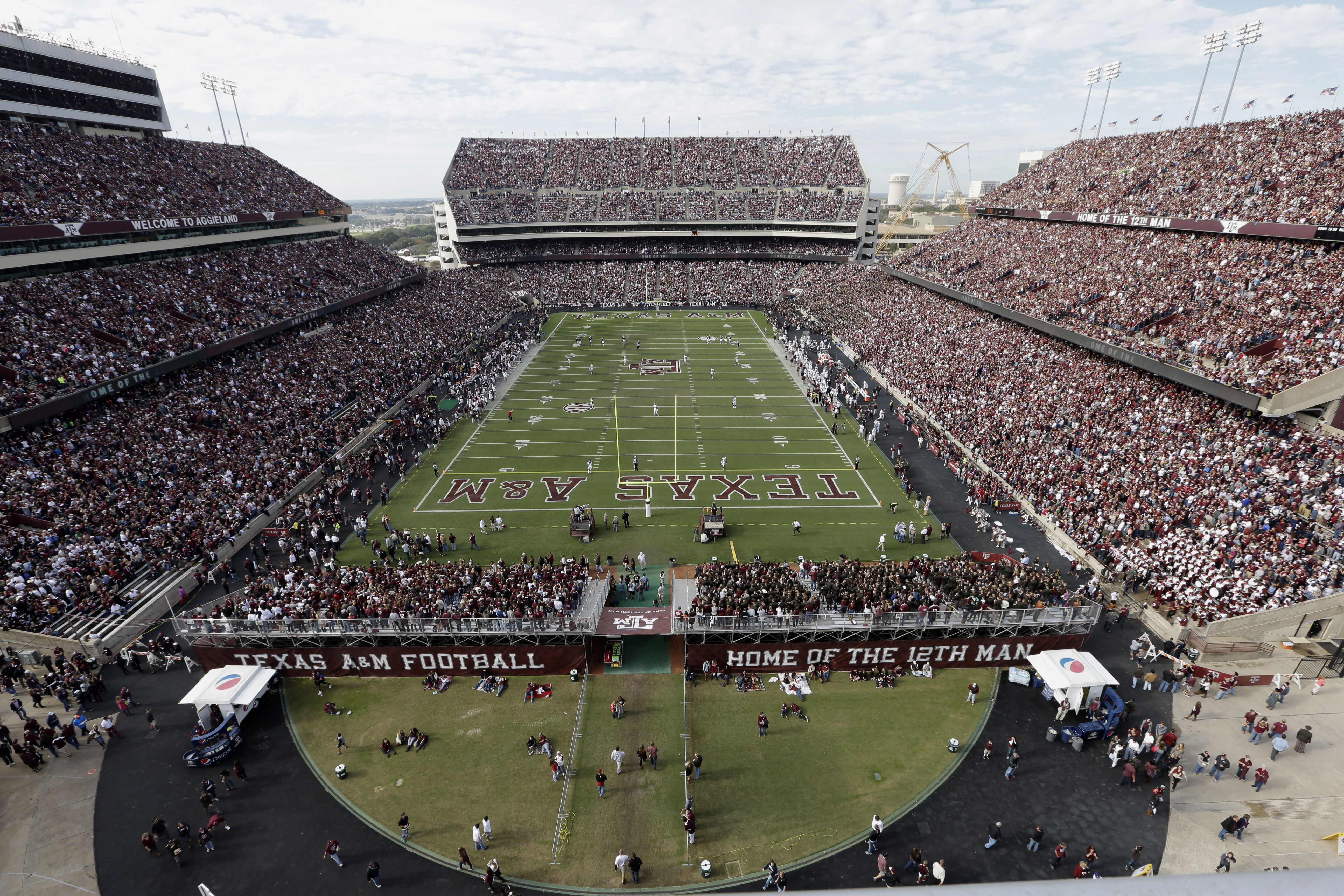 Kyle Field is show at kickoff for an NCAA college football game between Mississippi State and Texas A&M  Saturday, Nov. 9, 2013, in College Station, Texas. (AP Photo/David J. Phillip)