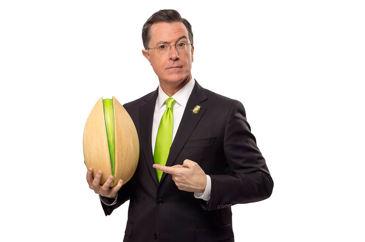 Stephen Colbert Makes Super Bowl Debut with Wonderful Pistachios. Wonderful Pistachios Returns to the Super Bowl with Two New Spots, New Campaign Theme,
