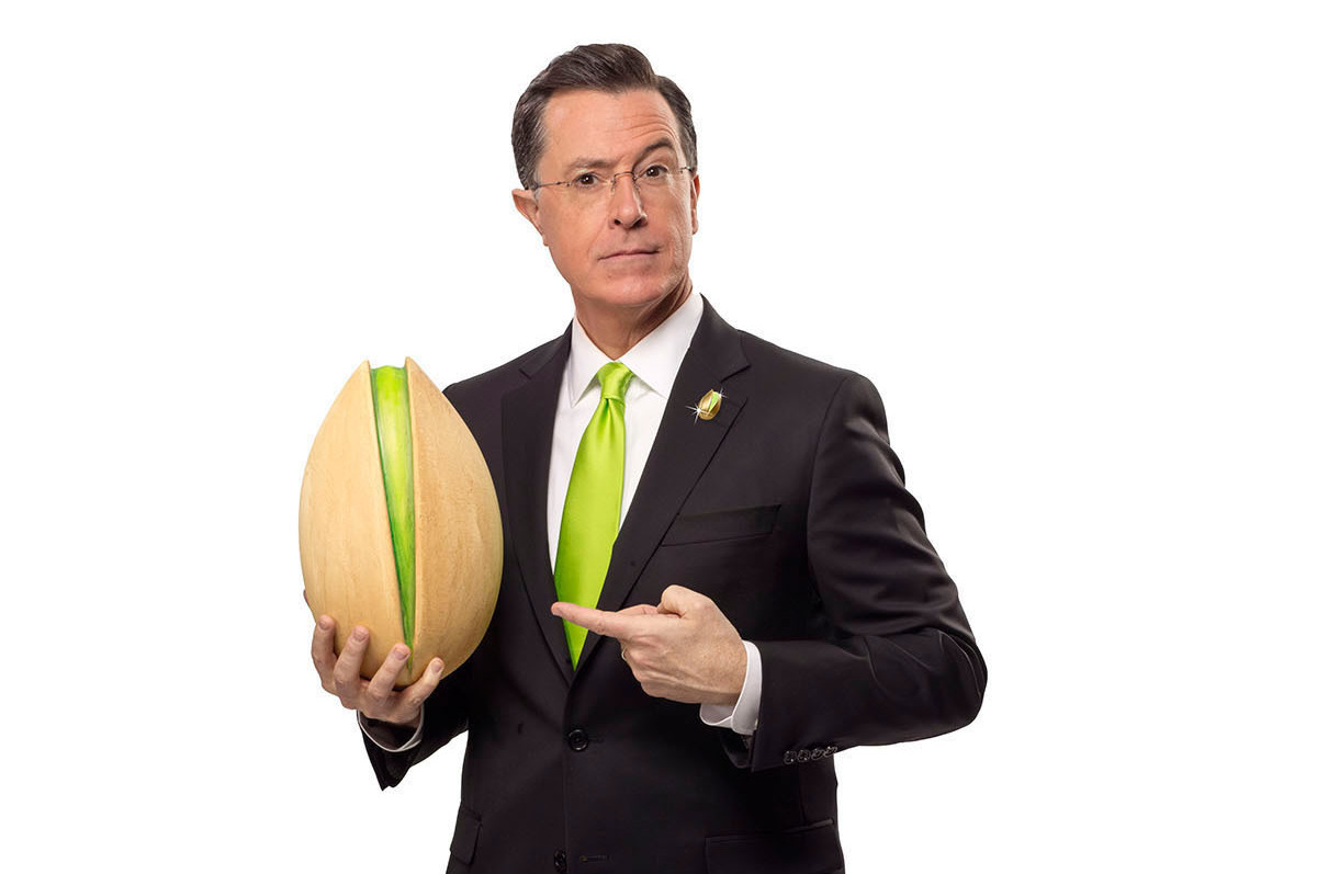 Stephen Colbert Makes Super Bowl Debut with Wonderful Pistachios. Wonderful Pistachios Returns to the Super Bowl with Two New Spots, New Campaign Theme,