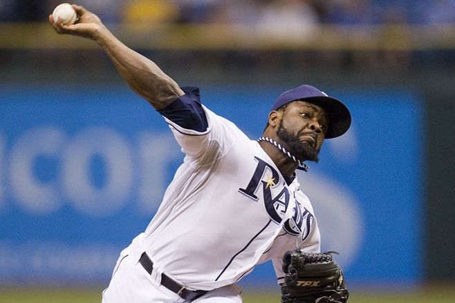 Fernando Rodney on the Tampa Bay Rays.