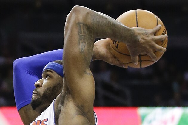 Detroit Pistons' Josh Smith goes in for a slam against the Orlando Magic during the first half of an NBA basketball game in Orlando, Fla., Wednesday, Feb. 5, 2014. (AP Photo/John Raoux)