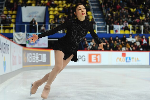 ZAGREB, CROATIA - DECEMBER 07:  Yuna Kim of Republic of Korea in action in the Ladies Free Skating during Day Three of the ISU 46th Golden Spin of Zagreb at the Dom Sportova on December 7, 2013 in Zagreb, Croatia.  (Photo by Mike Hewitt/Getty Images)