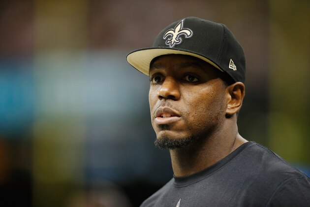 NEW ORLEANS, LA - SEPTEMBER 09:  Jonathan Vilma #51 of the New Orleans Saints walks on the field during a timeout in the game against the Washington Redskins during the season opener at Mercedes-Benz Superdome on September 9, 2012 in New Orleans, Louisiana.  (Photo by Chris Graythen/Getty Images)