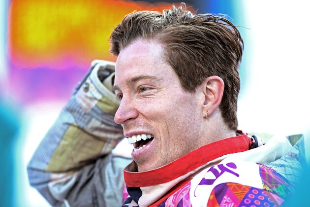 SOCHI, RUSSIA - FEBRUARY 11:  Shaun White of the United States smiles after he competes in the Snowboard Men's Halfpipe Qualification Heats on day four of the Sochi 2014 Winter Olympics at Rosa Khutor Extreme Park on February 11, 2014 in Sochi, Russia.  (Photo by Cameron Spencer/Getty Images)