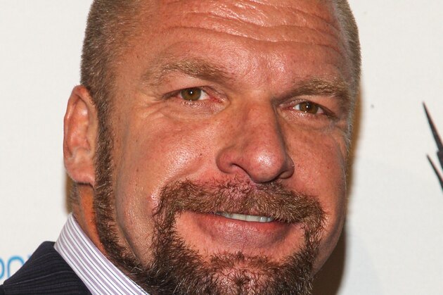WWE Superstar Paul Levesque (AKA Triple H)  arrives at the Superstars of Hope honors Make A Wish Foundation event at The Beverly Hills Hotel on Thursday, August 15, 2013 in Beverly Hills, Calif. (Photo by Paul A. Hebert/Invision/AP)