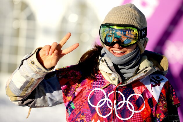 SOCHI, RUSSIA - FEBRUARY 08:  Snowboarder Kelly Clark of the United States poses after training during day 1 of the Sochi 2014 Winter Olympics at Rosa Khutor Extreme Park on February 8, 2014 in Sochi, Russia.  (Photo by Al Bello/Getty Images)