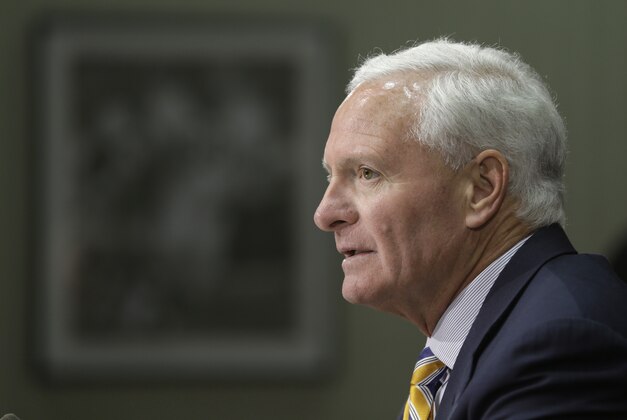 Cleveland Browns owner Jimmy Haslam answers questions during a news-conference Tuesday, Feb. 11, 2014, in Berea, Ohio. (AP Photo/Tony Dejak) Cleveland Browns owner Jimmy Haslam answers questions during a news-conference Tuesday, Feb. 11, 2014, in Berea, Ohio. (AP Photo/Tony Dejak)