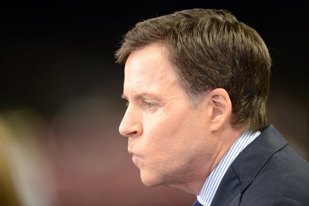 NEW ORLEANS, LA - OCTOBER 07:  Announcer Bob Costas before the game between the New Orleans Saints and the San Diego Chargers at Mercedes-Benz Superdome on October 7, 2012 in New Orleans, Louisiana.  (Photo by Harry How/Getty Images)
