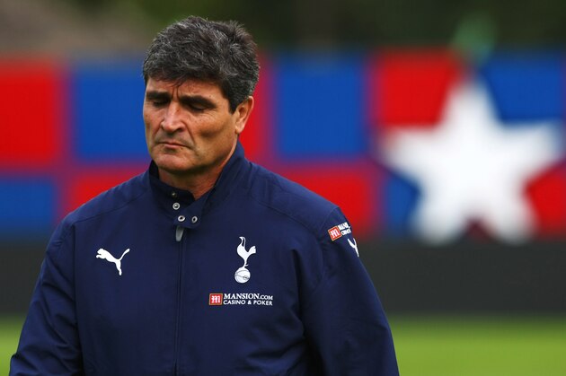 KRAKOW, POLAND - OCTOBER 02:  Juande Ramos of Tottenham Hotspur walks from the pitch prior to the UEFA Cup First Round, Second Leg match between Wisla Krakow and Tottenham Hotspur at the Wisla stadium on October 2, 2008 in Krakow, Poland.  (Photo by Clive Rose/Getty Images)