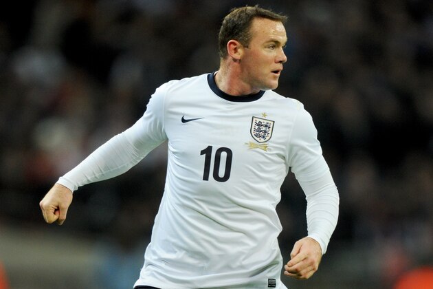 LONDON, ENGLAND - NOVEMBER 19:  Wayne Rooney of England in action during the international friendly match between England and Germany at Wembley Stadium on November 19, 2013 in London, England.  (Photo by Mike Hewitt/Getty Images)
