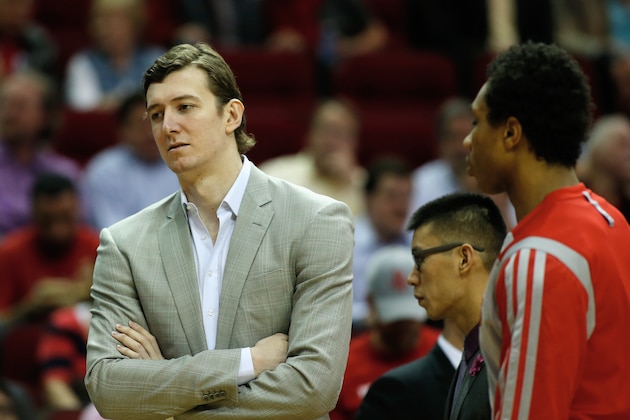HOUSTON, TX - DECEMBER 18: Omer Asik #3 of the Houston Rockets waits near the bench before the game against the Chicago Bulls at Toyota Center on December 18, 2013 in Houston, Texas. NOTE TO USER: User expressly acknowledges and agrees that, by downloading and or using this photograph, User is consenting to the terms and conditions of the Getty Images License Agreement. (Photo by Scott Halleran/Getty Images) HOUSTON, TX - DECEMBER 18: Omer Asik #3 of the Houston Rockets waits near the bench before the game against the Chicago Bulls at Toyota Center on December 18, 2013 in Houston, Texas. NOTE TO USER: User expressly acknowledges and agrees that, by downloading and or using this photograph, User is consenting to the terms and conditions of the Getty Images License Agreement. (Photo by Scott Halleran/Getty Images)