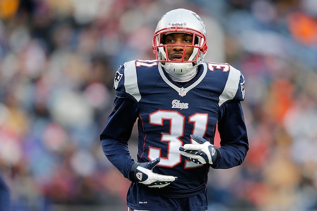 FOXBORO, MA - DECEMBER 8:  Aqib Talib #31 of the New England Patriots looks on during a game with Cleveland Browns at Gillette Stadium on December 8, 2013 in Foxboro, Massachusetts. (Photo by Jim Rogash/Getty Images)