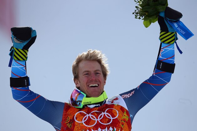 SOCHI, RUSSIA - FEBRUARY 19: (FRANCE OUT) Ted Ligety of the USA wins the gold medal during the Alpine Skiing Men's Giant Slalom at the Sochi 2014 Winter Olympic Games at Rosa Khutor Alpine Centre on February 19, 2014 in Sochi, Russia. (Photo by Christophe Pallot/Agence Zoom/Getty Images)