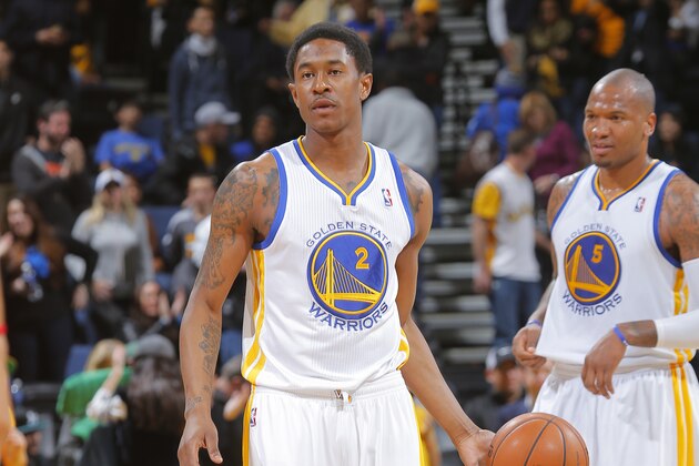 OAKLAND, CA - JANUARY 30: Marshon Brooks #2 of the Golden State Warriors in a game against the Los Angeles Clippers on January 30, 2014 at Oracle Arena in Oakland, California. NOTE TO USER: User expressly acknowledges and agrees that, by downloading and or using this photograph, user is consenting to the terms and conditions of Getty Images License Agreement. Mandatory Copyright Notice: Copyright 2014 NBAE (Photo by Rocky Widner/NBAE via Getty Images)