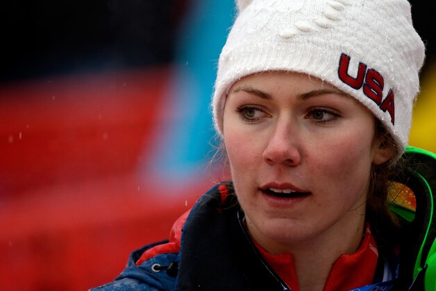 SOCHI, RUSSIA - FEBRUARY 18: Mikaela Shiffrin of the United States reacts after the Alpine Skiing Women's Giant Slalom on day 11 of the Sochi 2014 Winter Olympics at Rosa Khutor Alpine Center on February 18, 2014 in Sochi, Russia. (Photo by Ezra Shaw/Getty Images) SOCHI, RUSSIA - FEBRUARY 18: Mikaela Shiffrin of the United States reacts after the Alpine Skiing Women's Giant Slalom on day 11 of the Sochi 2014 Winter Olympics at Rosa Khutor Alpine Center on February 18, 2014 in Sochi, Russia. (Photo by Ezra Shaw/Getty Images)