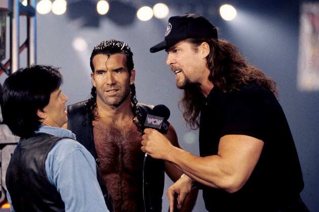 Scott Hall, Kevin Nash and Eric Bischoff
