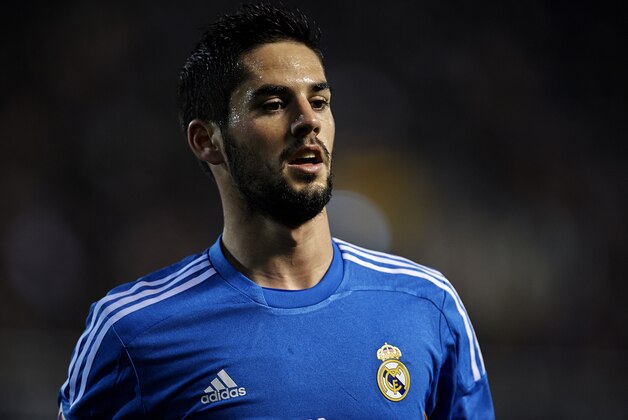 VALENCIA, SPAIN - DECEMBER 22: Isco of Real Madrid looks on during the La Liga match between Valencia CF and Real Madrid CF at Estadio Mestalla on December 22, 2013 in Valencia, Spain.  (Photo by Manuel Queimadelos Alonso/Getty Images)
