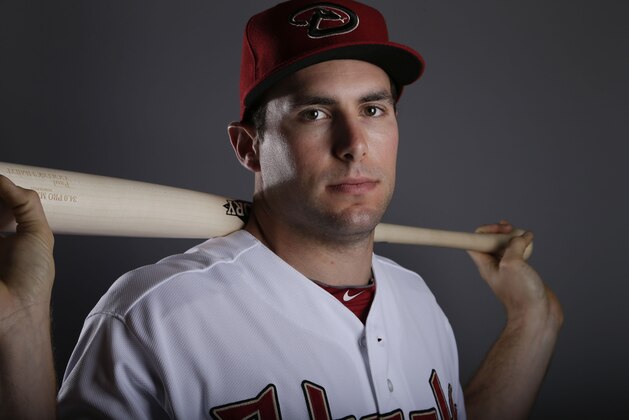 This is a 2014 photo of  Paul Goldschmidt of the Arizona Diamondbacks baseball team.  This image reflects the Diamondbacks active roster as of Wednesday, Feb. 19, 2014, when this image was taken.  (AP Photo/ Gregory Bull)