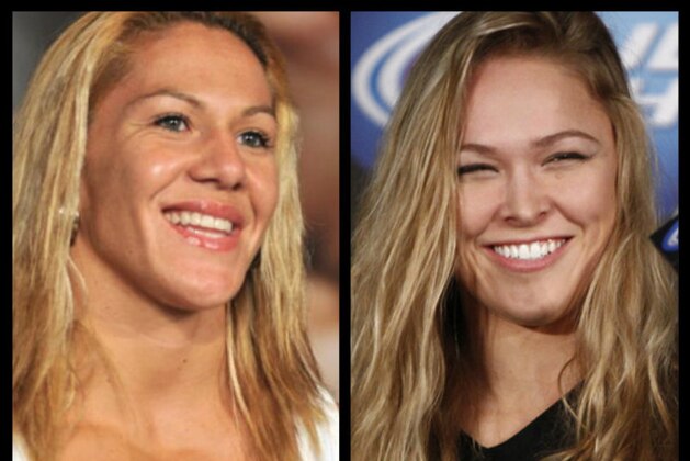 Cris Cyborg and Ronda Rousey