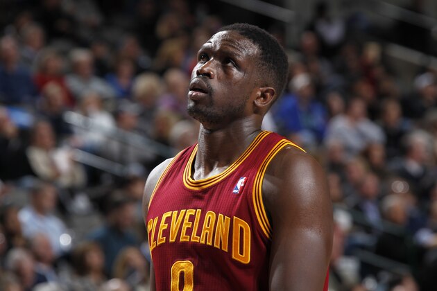 DALLAS, TX - FEBRUARY 3: Luol Deng #9 of the Cleveland Cavaliers during a game against the Dallas Mavericks on February 3, 2014 at the American Airlines Center in Dallas, Texas. NOTE TO USER: User expressly acknowledges and agrees that, by downloading and or using this photograph, User is consenting to the terms and conditions of the Getty Images License Agreement. Mandatory Copyright Notice: Copyright 2014 NBAE (Photo by Glenn James/NBAE via Getty Images)
