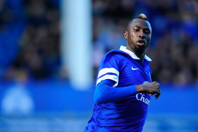 LIVERPOOL, ENGLAND - FEBRUARY 16:  Everton player Lacina Traore in action during the FA Cup Fifth Round match between Everton and Swansea City at Goodison Park on February 16, 2014 in Liverpool, England.  (Photo by Stu Forster/Getty Images)
