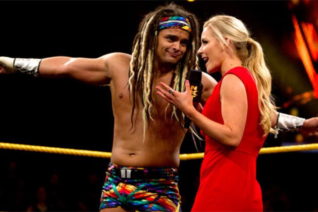 Renee Young interviews CJ Parker.