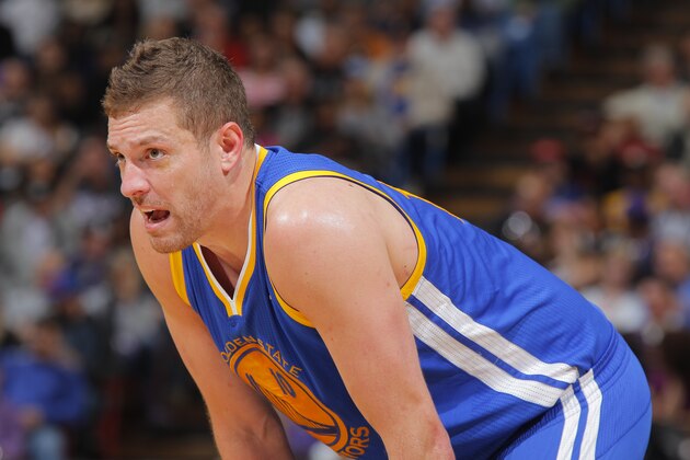 SACRAMENTO, CA - FEBRUARY 19: David Lee #10 of the Golden State Warriors in a game against the Sacramento Kings on February 19, 2014 at Sleep Train Arena in Sacramento, California. NOTE TO USER: User expressly acknowledges and agrees that, by downloading and or using this photograph, User is consenting to the terms and conditions of the Getty Images Agreement. Mandatory Copyright Notice: Copyright 2014 NBAE (Photo by Rocky Widner/NBAE via Getty Images)