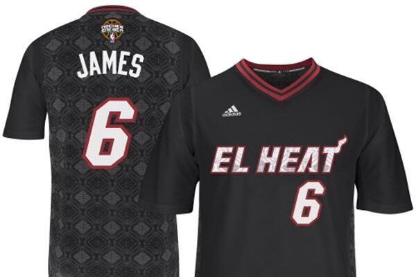 lebron el heat jersey