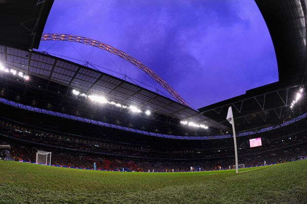LONDON, ENGLAND - FEBRUARY 24: A view of the stadium during the Capital One Cup Final match between Bradford City and Swansea City at Wembley Stadium on February 24, 2013 in London, England.  (Photo by Michael Regan/Getty Images)