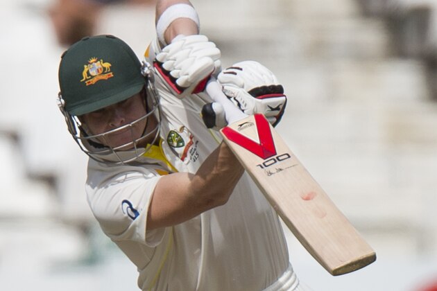 CAPE TOWN, SOUTH AFRICA - MARCH 02:  Steve Smith of Australia bats during day 2 of the 3rd Test match between South Africa and Australia at Sahara Park Newlands on March 02, 2014 in Cape Town, South Africa. (Photo by Manus van Dyk/Gallo Images/Getty Images)