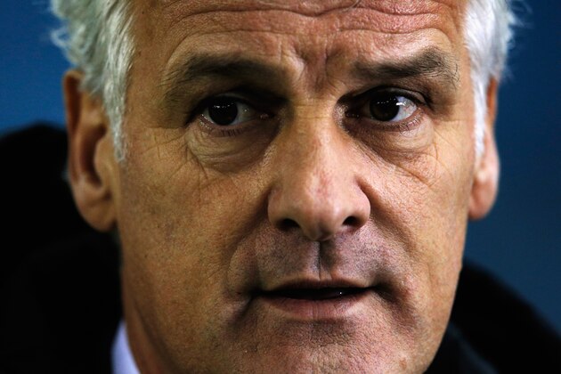 ARNHEM, NETHERLANDS - DECEMBER 19:  Vitesse Manager / Coach Fred Rutten, looks on the KNVB Dutch Cup match between Vitesse Arnhem and ADO 20 at Gelredome on December 19, 2012 in Arnhem, Netherlands.  (Photo by Dean Mouhtaropoulos/Getty Images)