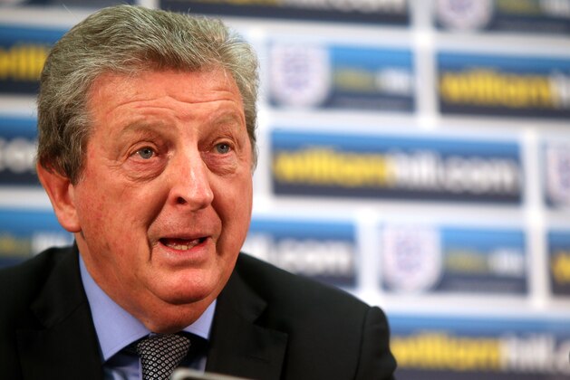 LONDON, ENGLAND - FEBUARY 27: England manager Roy Hodgson announces his England team ahead of their friendly match against Denmark on the 5th of March during an England Press Conference at Wembley Stadium on Febuary 27, 2014 in London, England. (Photo by Charlie Crowhurst/Getty Images)