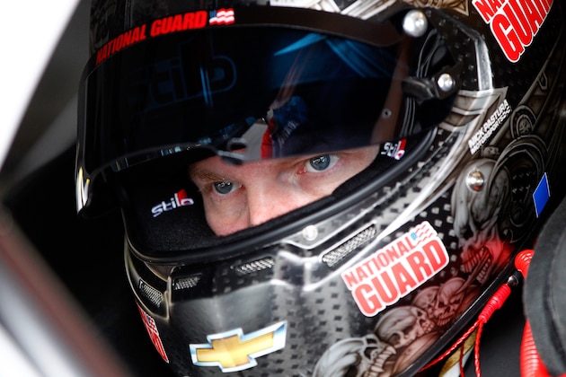 AVONDALE, AZ - MARCH 01: Dale Earnhardt Jr., driver of the #88 National Guard Chevrolet, sits in his car during practice for the NASCAR Sprint Cup Series The Profit on CNBC 500 at Phoenix International Raceway on March 1, 2014 in Avondale, Arizona. (Photo by Jonathan Ferrey/Getty Images) AVONDALE, AZ - MARCH 01: Dale Earnhardt Jr., driver of the #88 National Guard Chevrolet, sits in his car during practice for the NASCAR Sprint Cup Series The Profit on CNBC 500 at Phoenix International Raceway on March 1, 2014 in Avondale, Arizona. (Photo by Jonathan Ferrey/Getty Images)