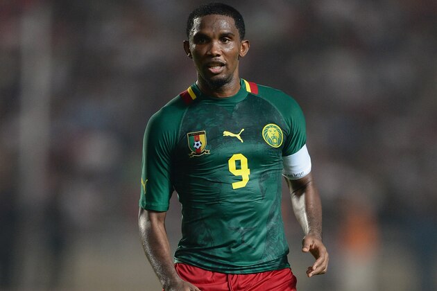 RADES, TUNISIA - OCTOBER 13: Samuel Etoo of Cameroon in action during the FIFA 2014 World Cup qualifier at the Stade Olympique de Radès on October 13, 2013 in Rades, Tunisia. (Photo by Jamie McDonald/Getty Images) RADES, TUNISIA - OCTOBER 13: Samuel Etoo of Cameroon in action during the FIFA 2014 World Cup qualifier at the Stade Olympique de Radès on October 13, 2013 in Rades, Tunisia. (Photo by Jamie McDonald/Getty Images)