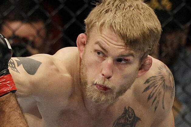 Alexander Gustafsson, from Sweden, right, fights Mauricio Alexander Gustafsson, from Sweden, right, fights Mauricio