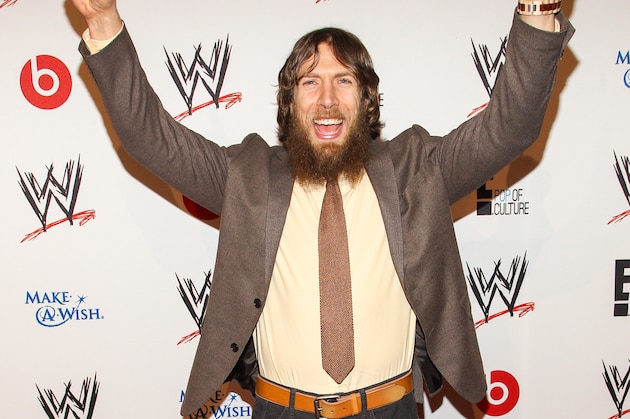 WWE Superstar Bryan Danielson (AKA Daniel Bryan) arrives at the Superstars of Hope honors Make A Wish Foundation event at The Beverly Hills Hotel on Thursday, August 15, 2013 in Beverly Hills, Calif. (Photo by Paul A. Hebert/Invision/AP)
